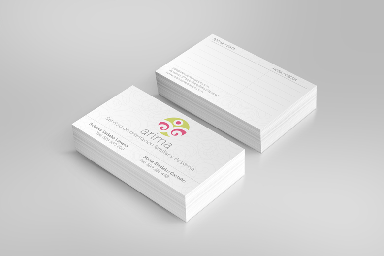 Tarjeta para la empresa Arima Tarjeta para la empresa Arima