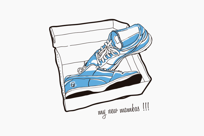 Ilustración diseñada para aplicación de marca Mamba Clothing en textil Ilustración diseñada para aplicación de marca Mamba Clothing en textil