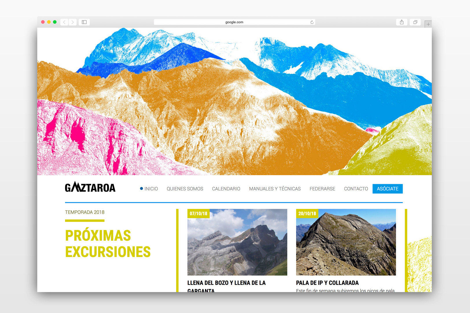 Index de página web Gaztaroa