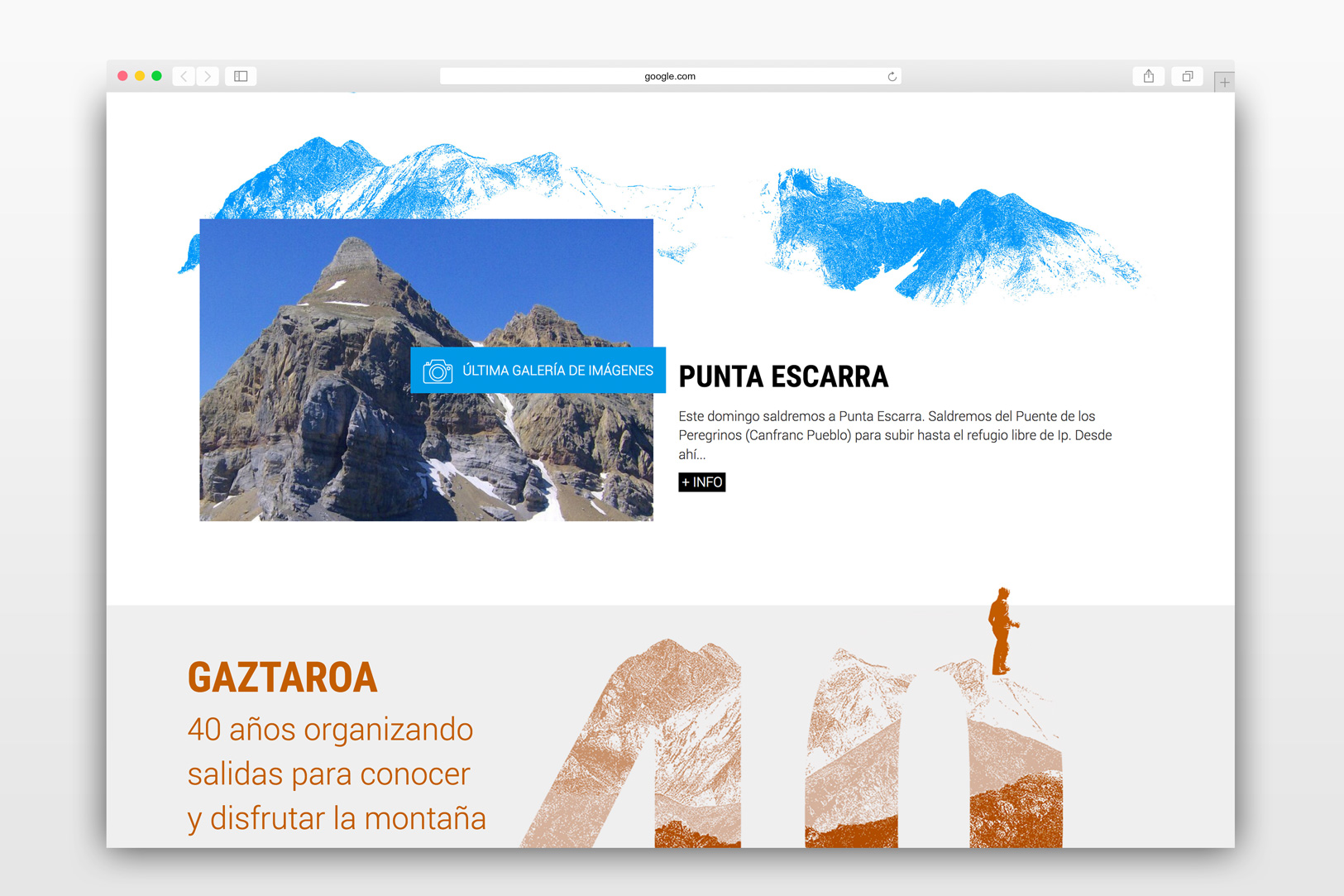 Index de página web Gaztaroa